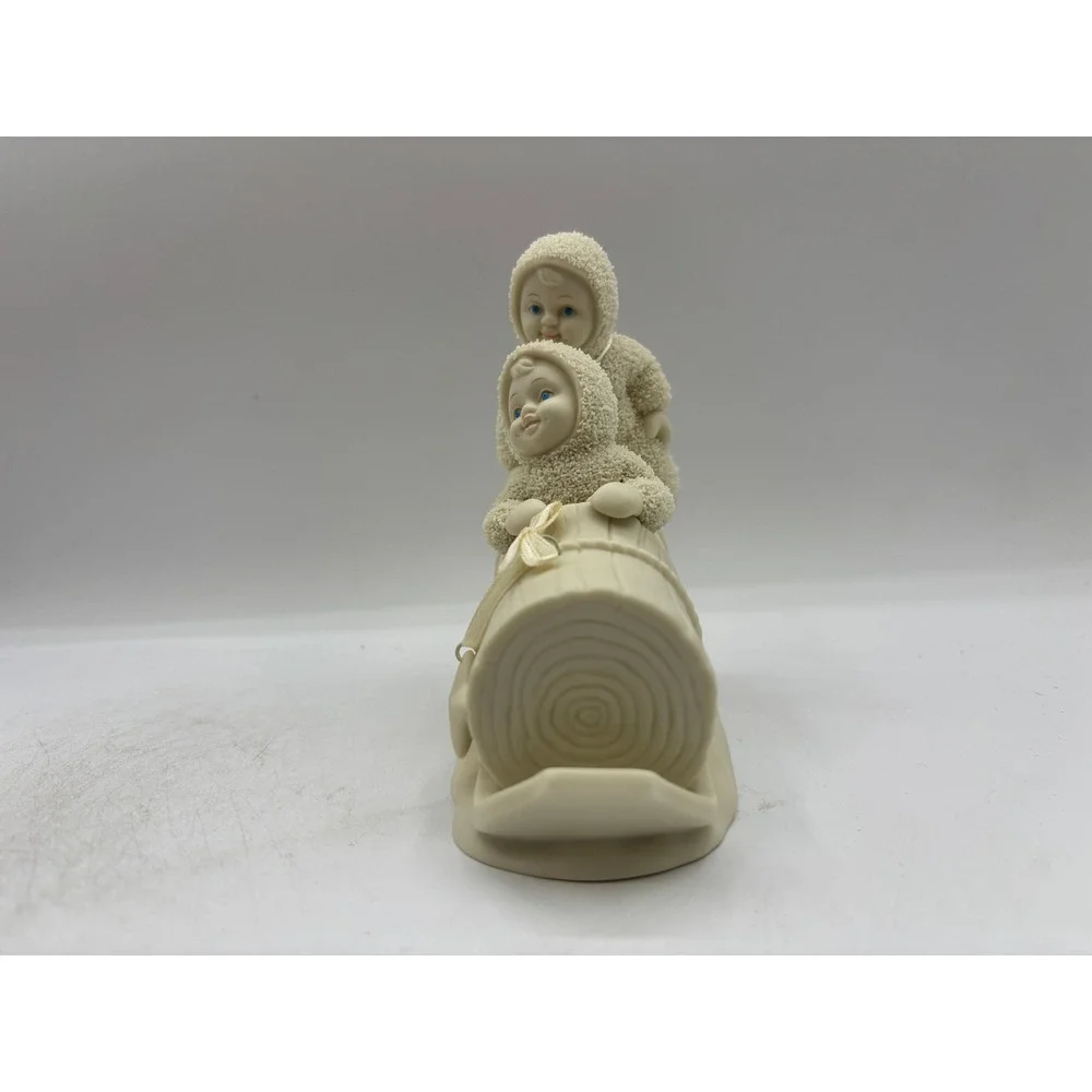 Department 56 2001 Vintage Snowbabies Starlight Games Team of Two 56.69943